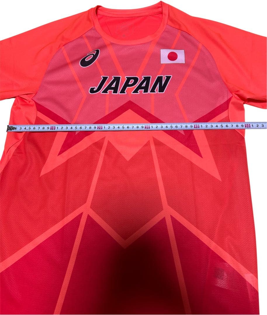 未使用/世界陸上 アシックスasics陸上日本代表オーセンティック半袖シャツ L