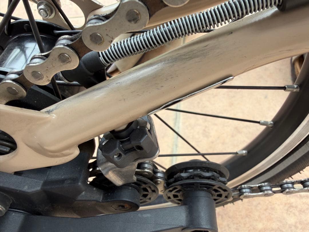 BROMPTON C LINE 折りたたみ自転車 ベージュ