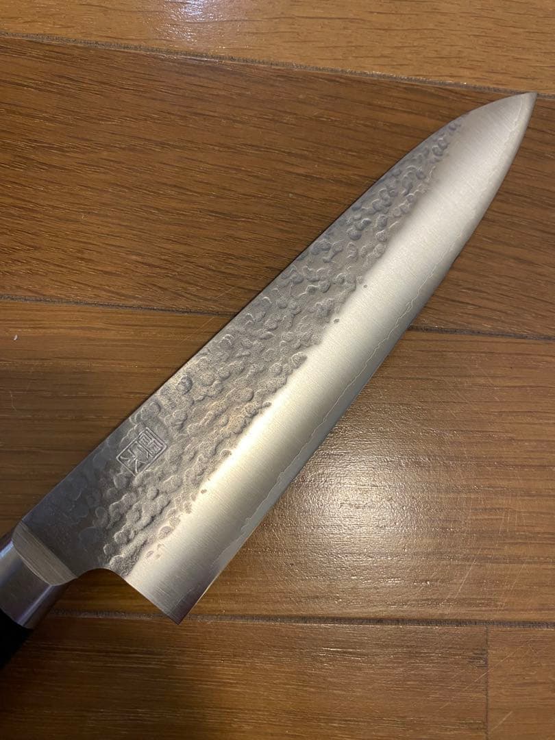雲水　牛刀ツバ付　180mm