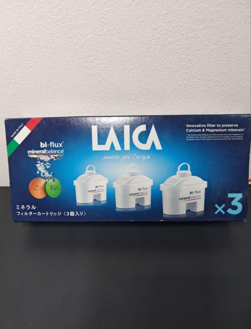 【未使用カートリッジ4個セット】LAICA バイフラックス 浄水器カートリッジ