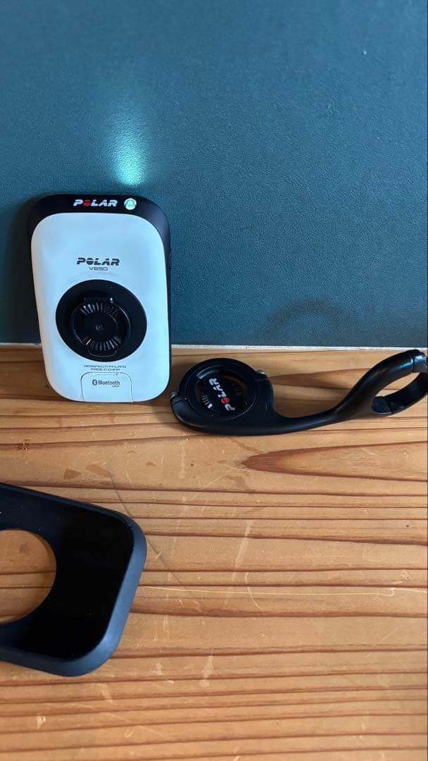 POLAR ポラール V650 純正マウントセット　日本語GPSサイコン　 美品