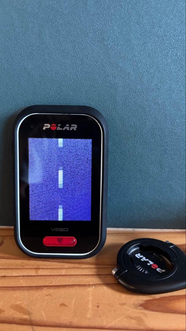 POLAR ポラール V650 純正マウントセット　日本語GPSサイコン　 美品