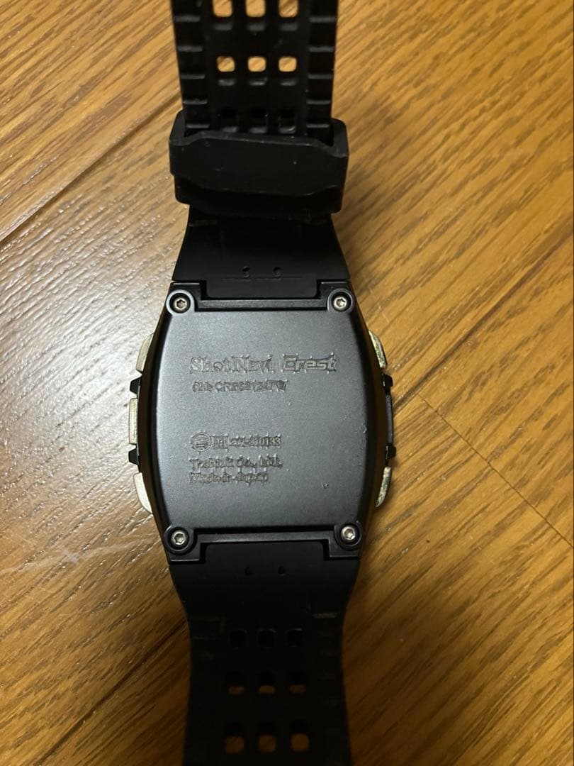 GPSナビ付きウォッチ ブラック　ショットナビクレスト