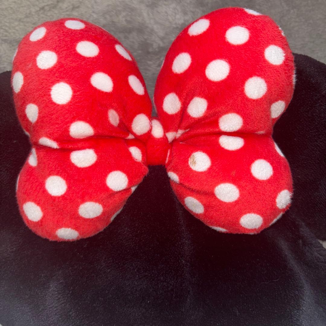 ディズニー　ミニーマウス　マフラーキャップ