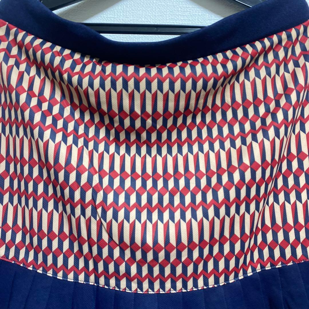 FILA テニス　上下セット　レディース　テニスウェア　XL M 赤　柄