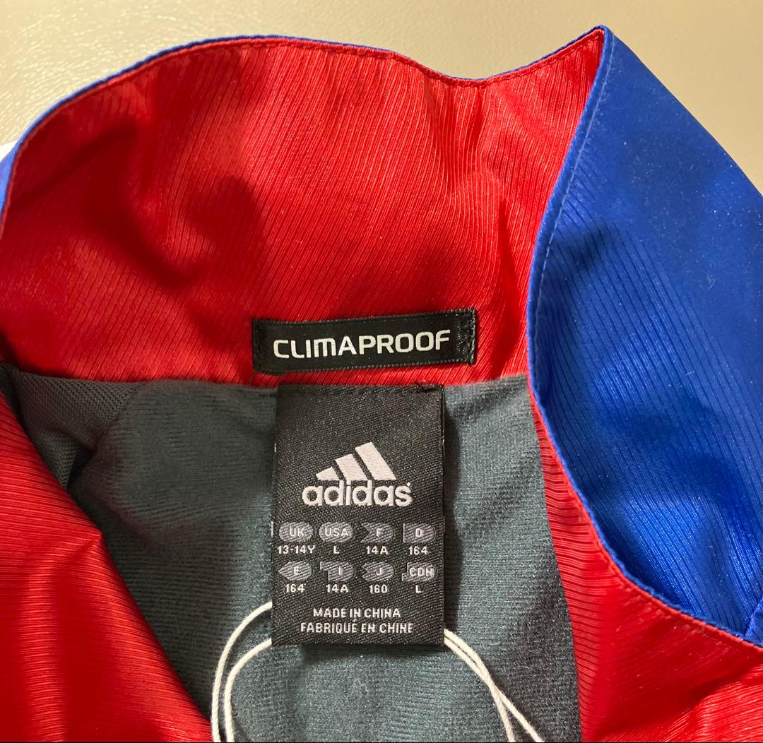 adidas CLIMAPROOF ジャージ 160サイズ トゥルーブルー