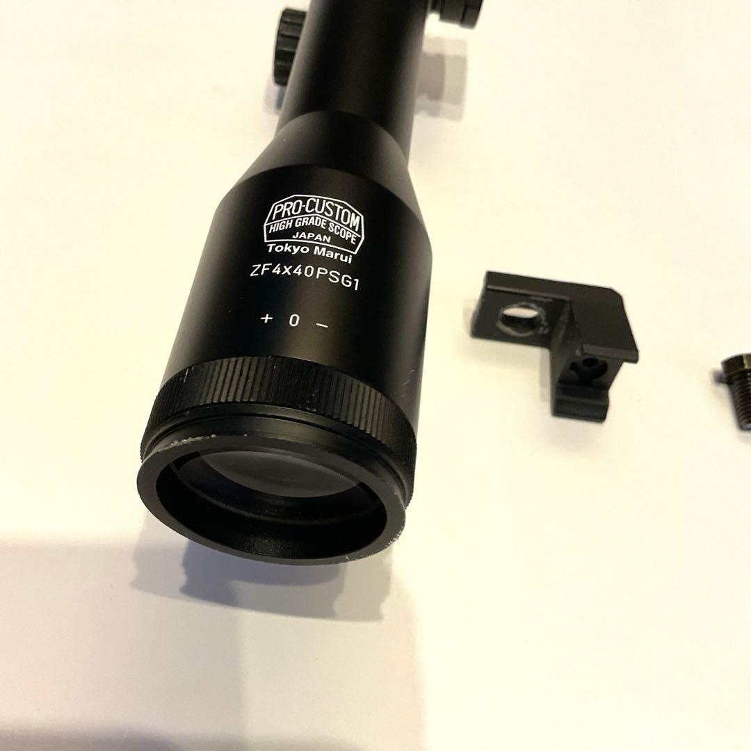 東京マルイ純正 電動ガンＰＳＧ1スコープ＋取り付け金具部品