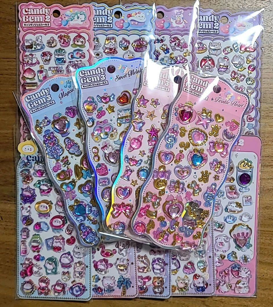 キャンディジェムシール　まとめ売り　13枚