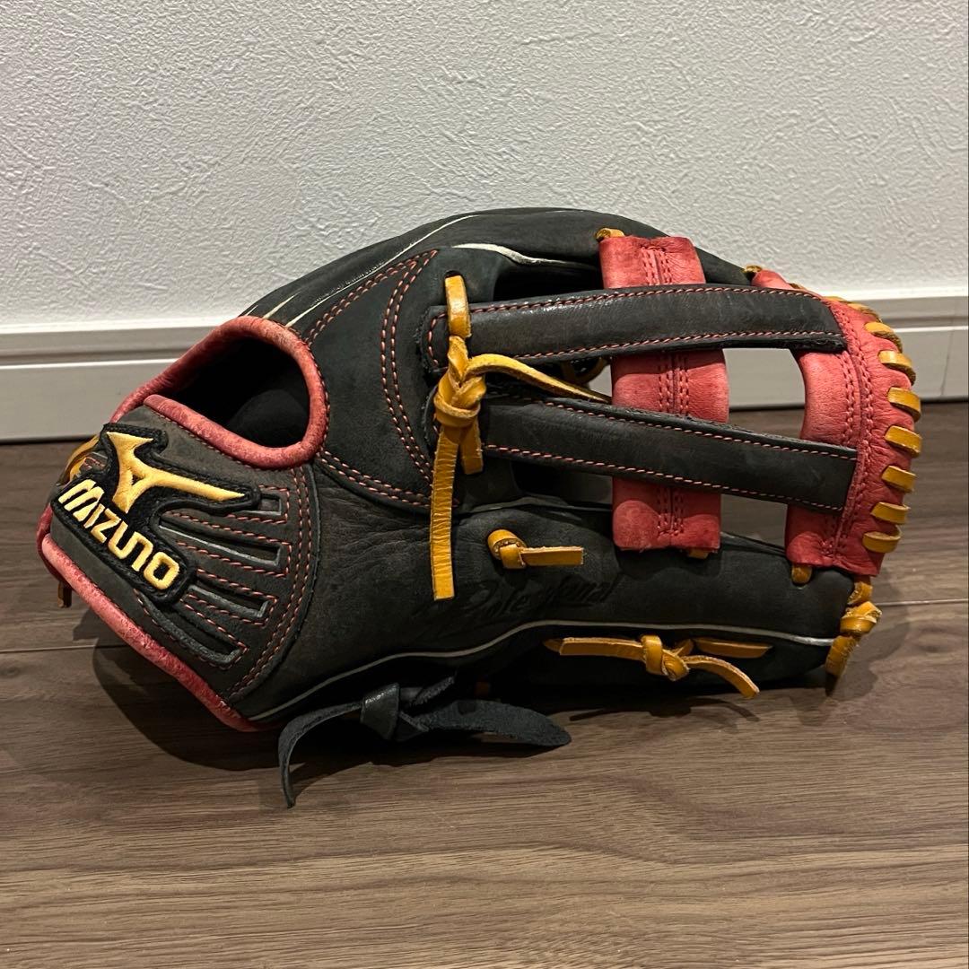 Mizuno ミズノ軟式 グローブ 亀井モデル 右投げ 型付き