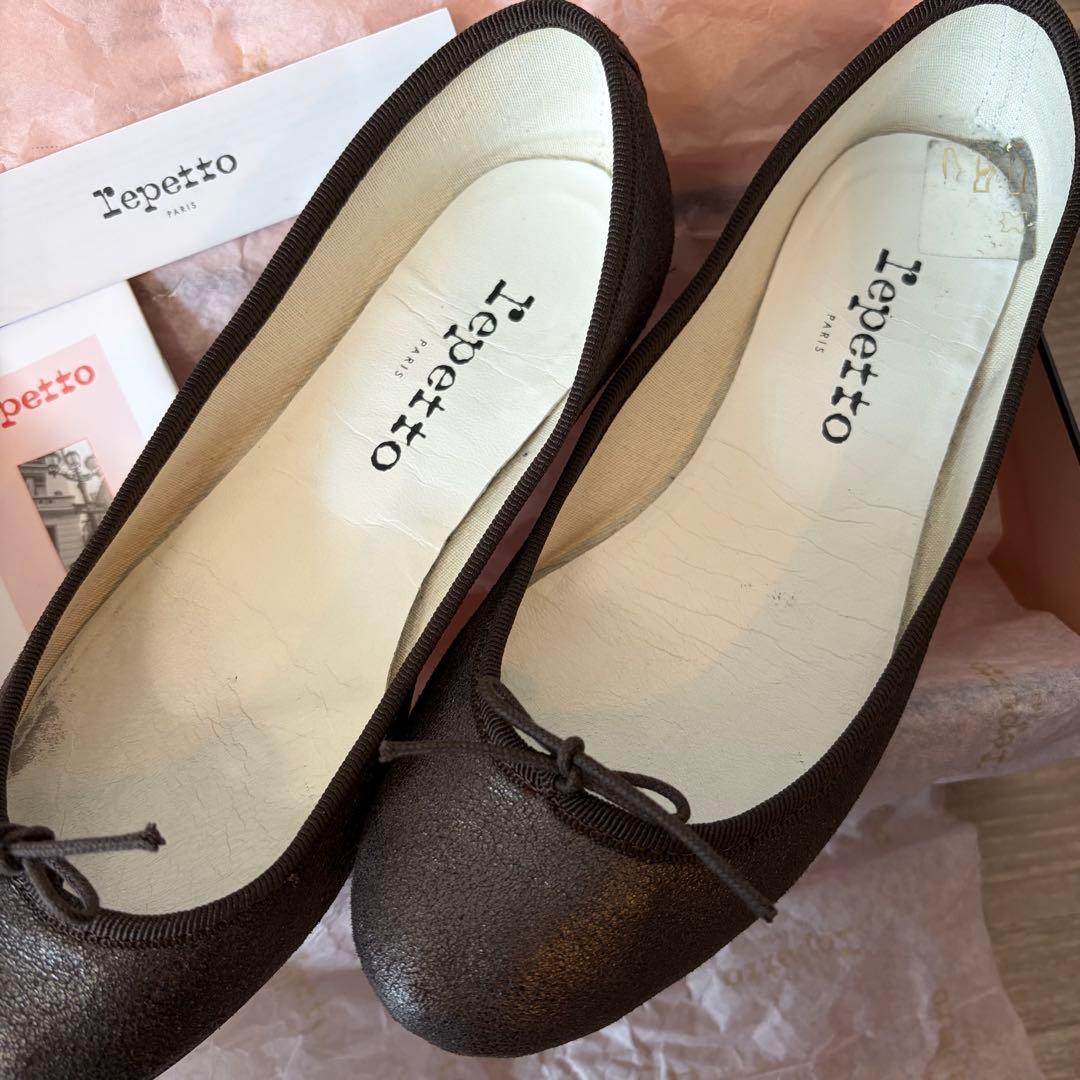 repetto レペット バレエシューズ V086VM lave 36 ブラウン