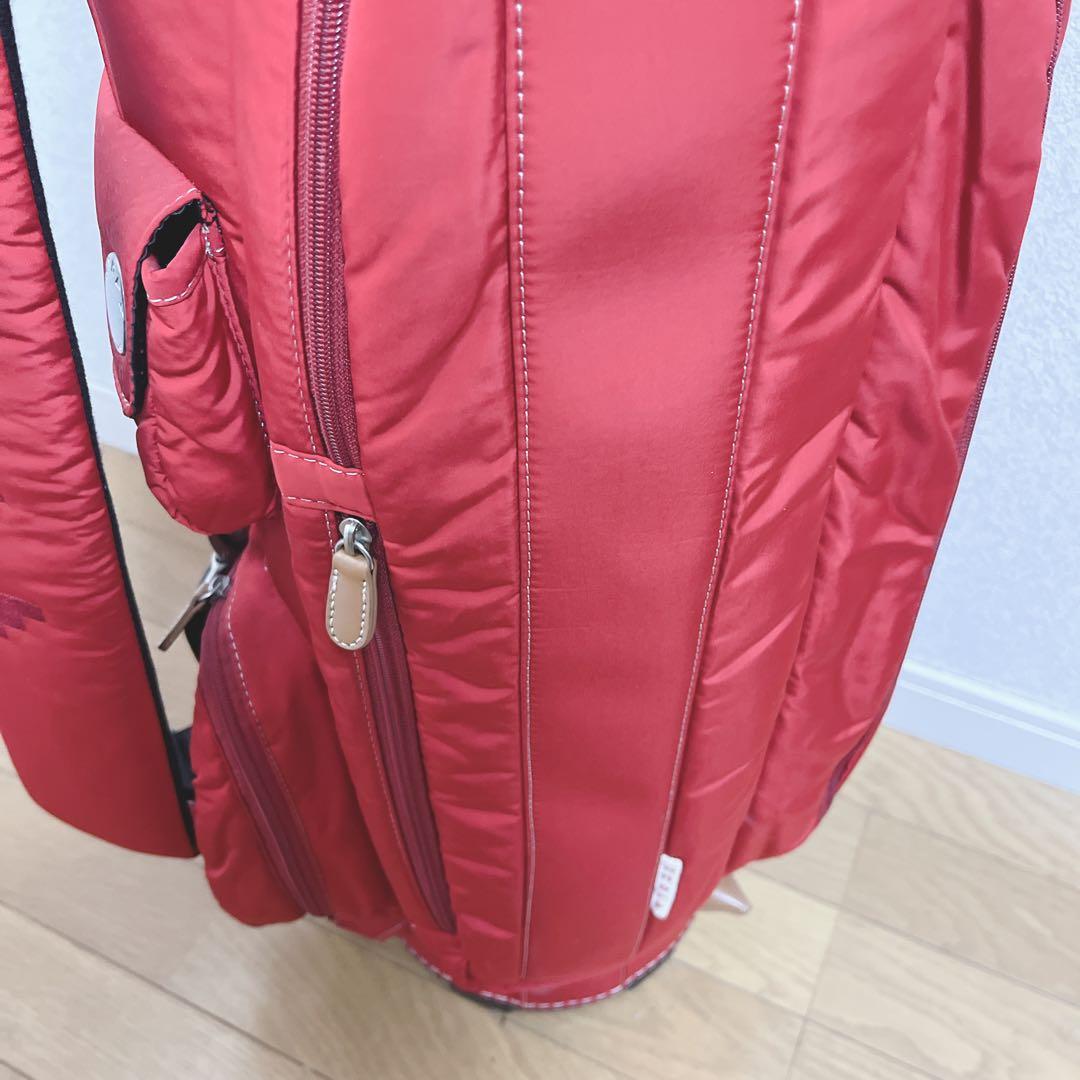 K115 美品！onoff オノフ キャディバッグ レッド