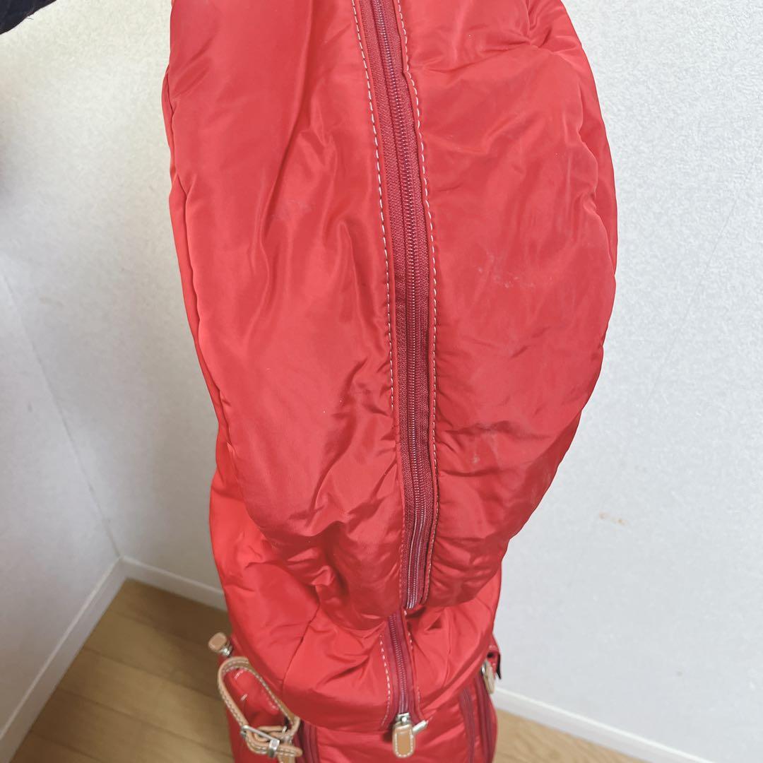K115 美品！onoff オノフ キャディバッグ レッド