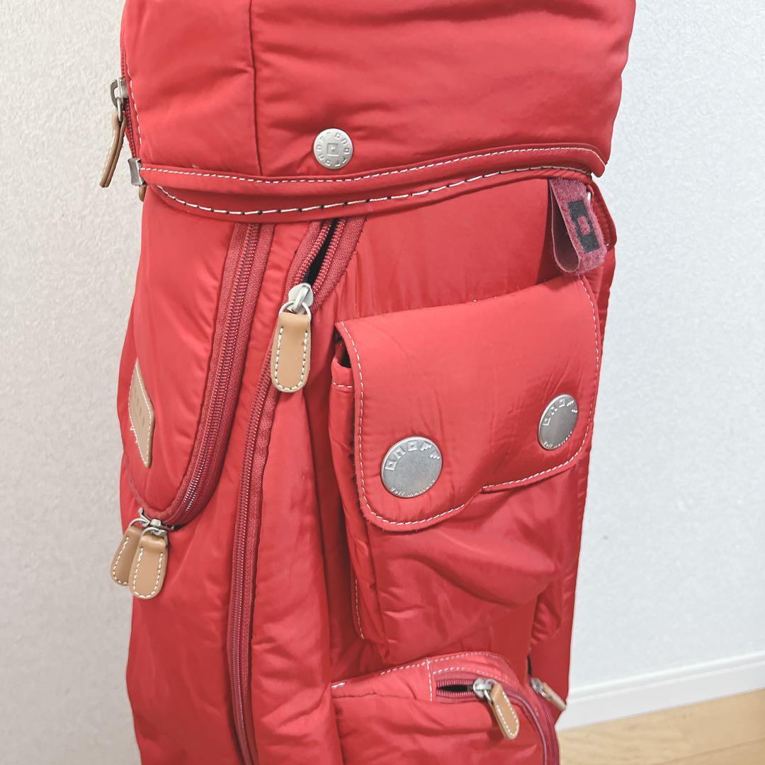 K115 美品！onoff オノフ キャディバッグ レッド