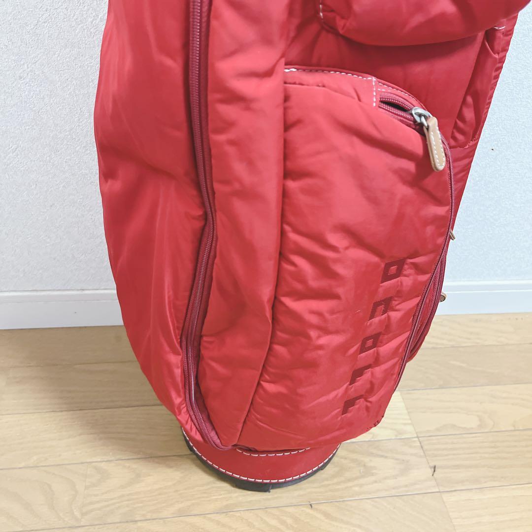 K115 美品！onoff オノフ キャディバッグ レッド