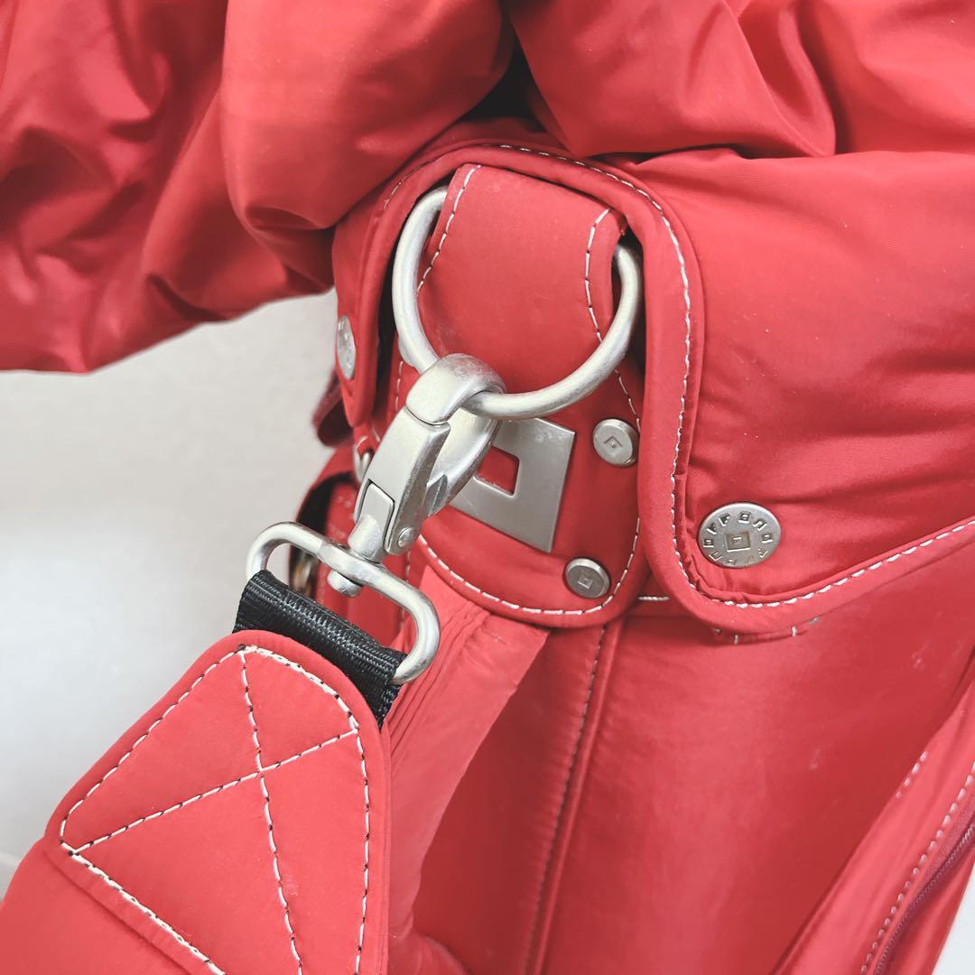K115 美品！onoff オノフ キャディバッグ レッド