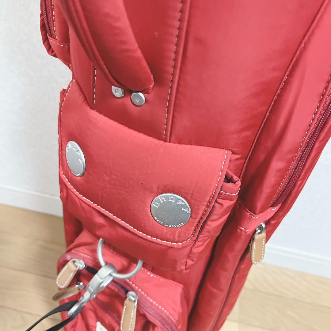 K115 美品！onoff オノフ キャディバッグ レッド