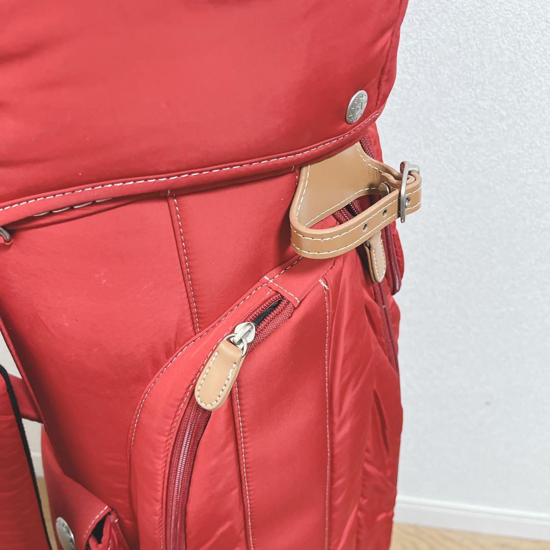 K115 美品！onoff オノフ キャディバッグ レッド
