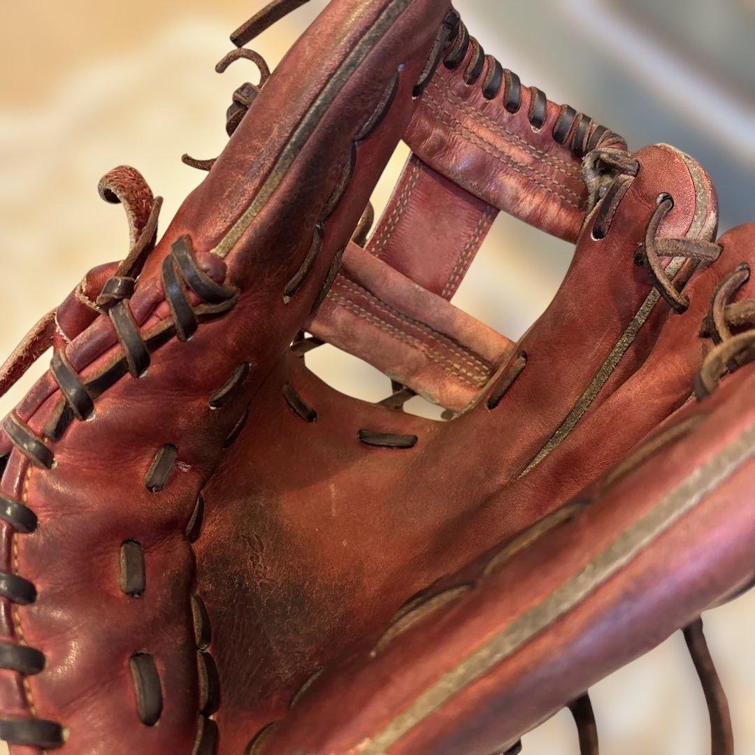 ゼット　プロステイタス　内野手用グローブ　硬式一般用　袋付き