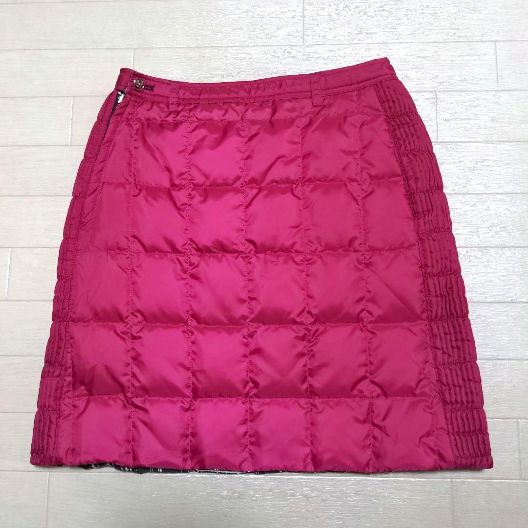 再再再値下げ美品　ランバンスポール　ダウンスカート36 リバーシブル　中綿