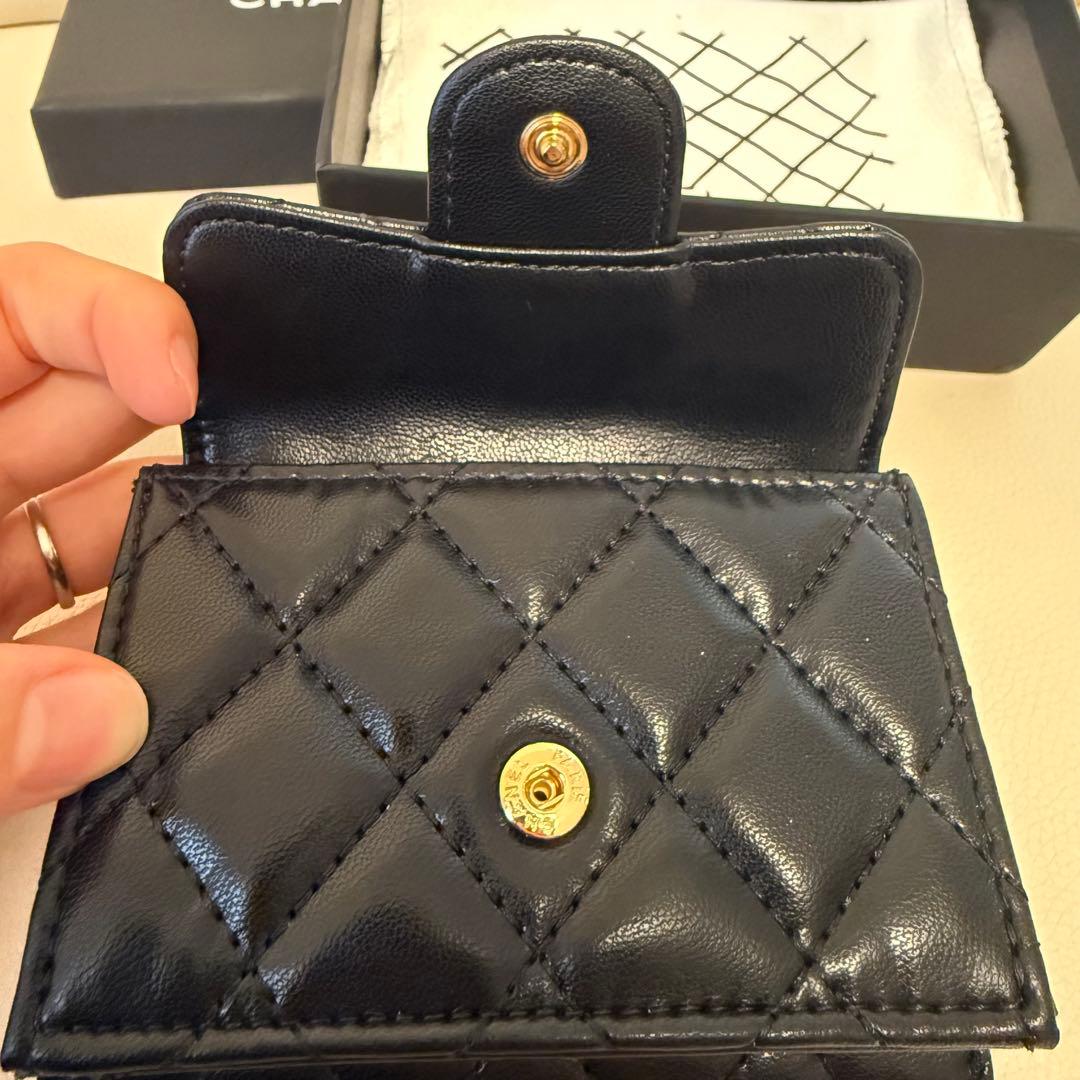 CHANEL 三つ折り財布　※ゴールド