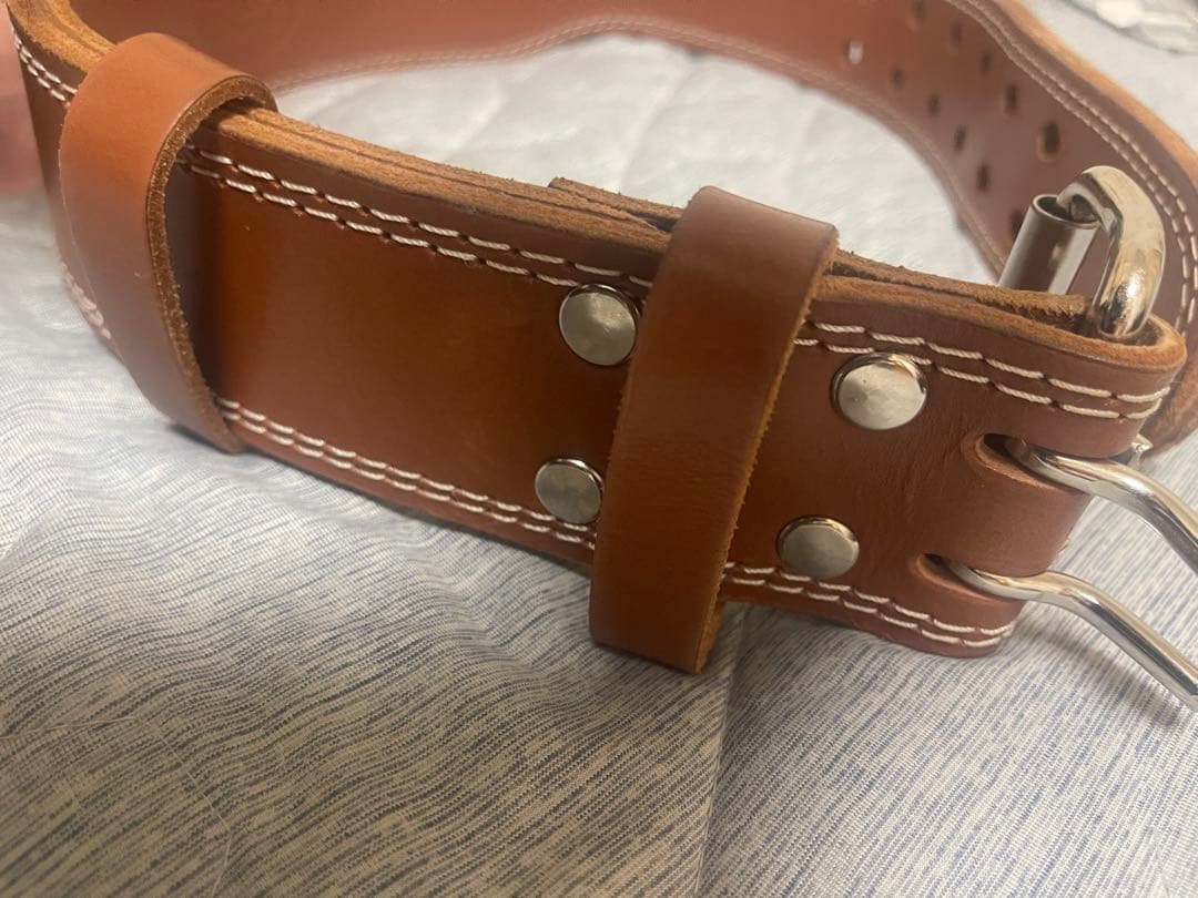 ゴールドジム　プロレザーベルト M