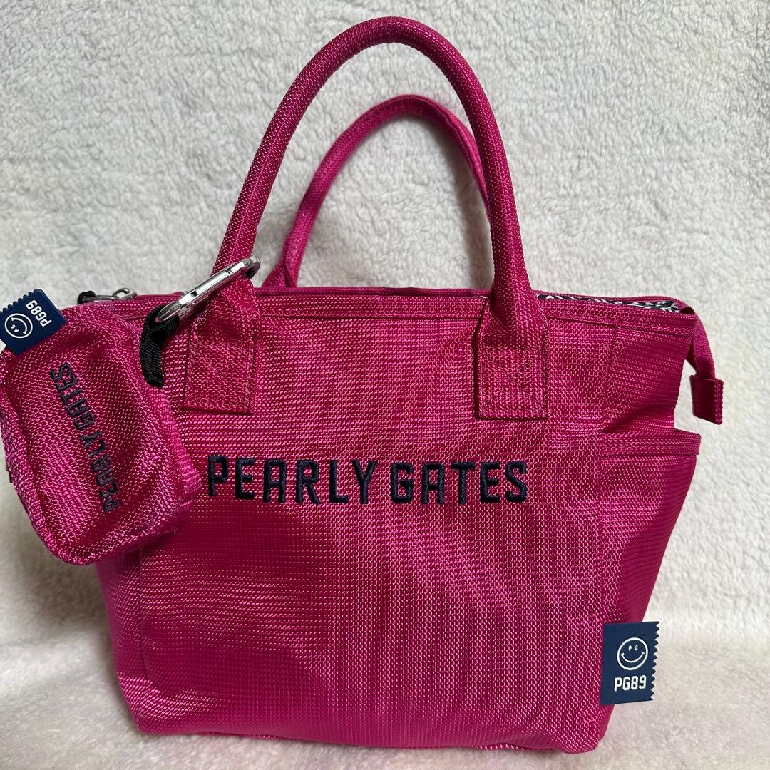 【PEARLY GATES】カートバッグ ボールポーチ 美品 セット ピンク