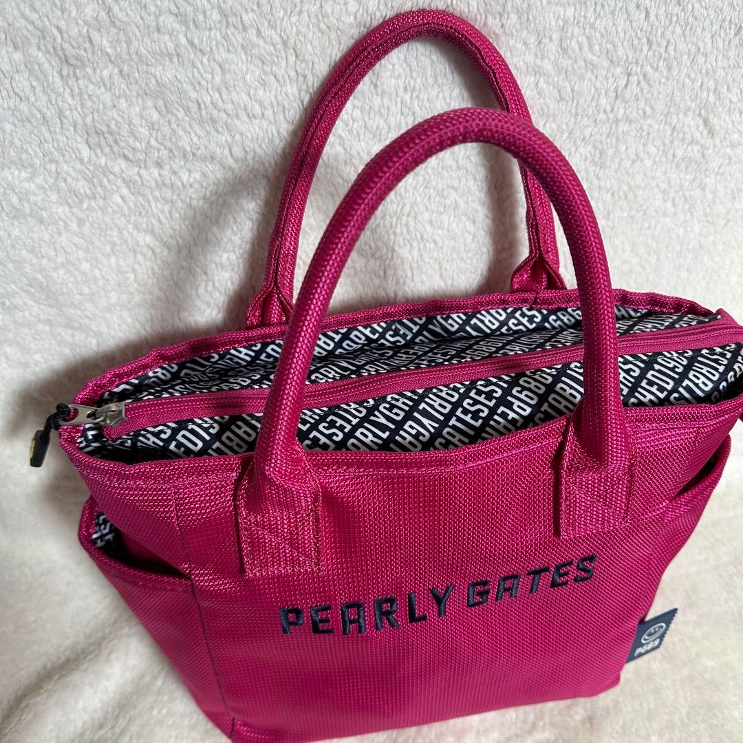 【PEARLY GATES】カートバッグ ボールポーチ 美品 セット ピンク