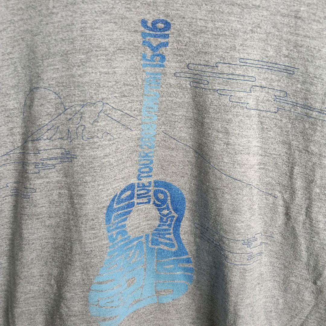 斉藤和義　ライブTシャツ　長袖Tシャツ　ロンT　長袖カットソー　ギター　M　古着