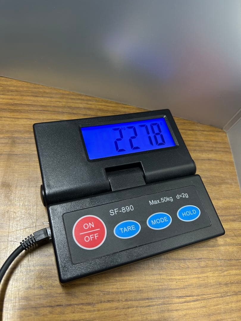 直角石・アンモナイト複合化石標本（母岩付・約2278g）