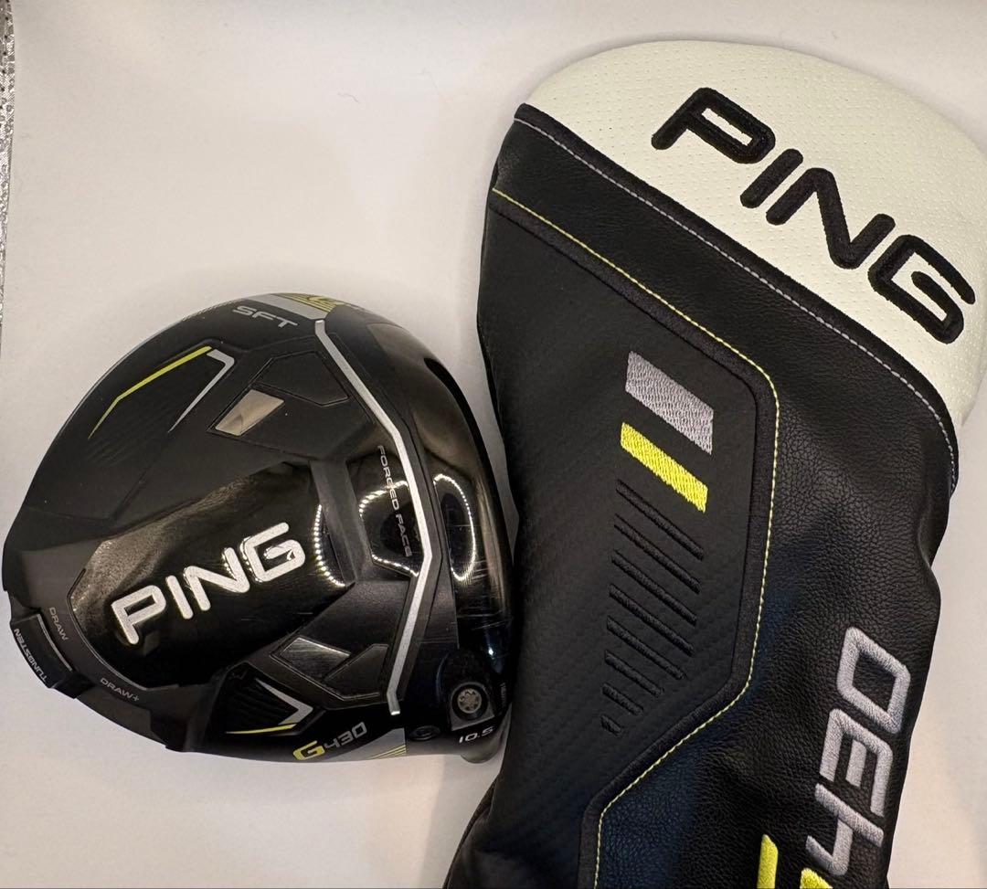 PING G430 SFTドライバー （ヘッドのみ）ヘッドカバー付き