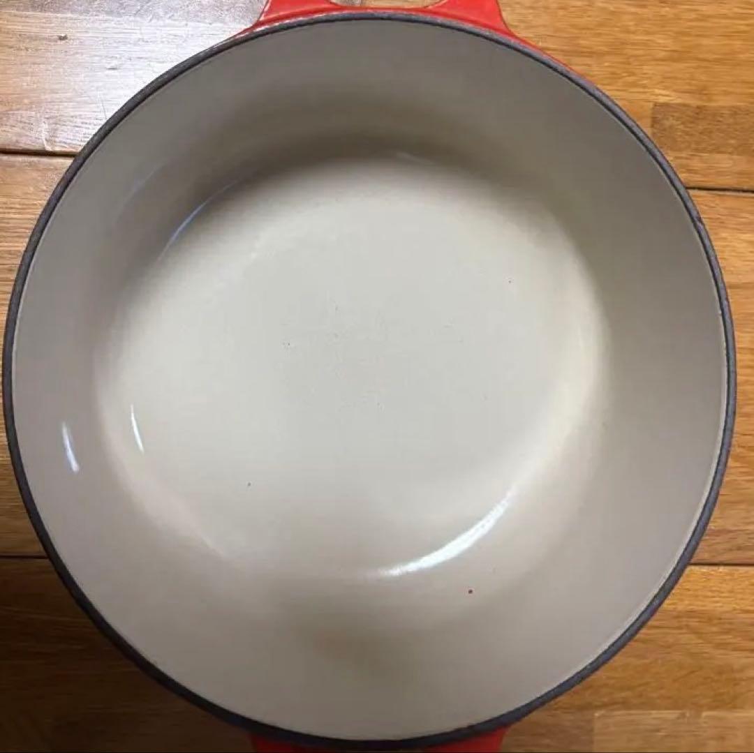 最終値下げ！ ル・クルーゼ　ココットロンド20cm チェリーレッド