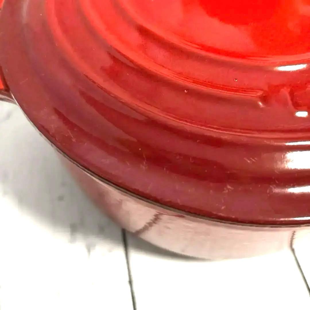 最終値下げ！ ル・クルーゼ　ココットロンド20cm チェリーレッド