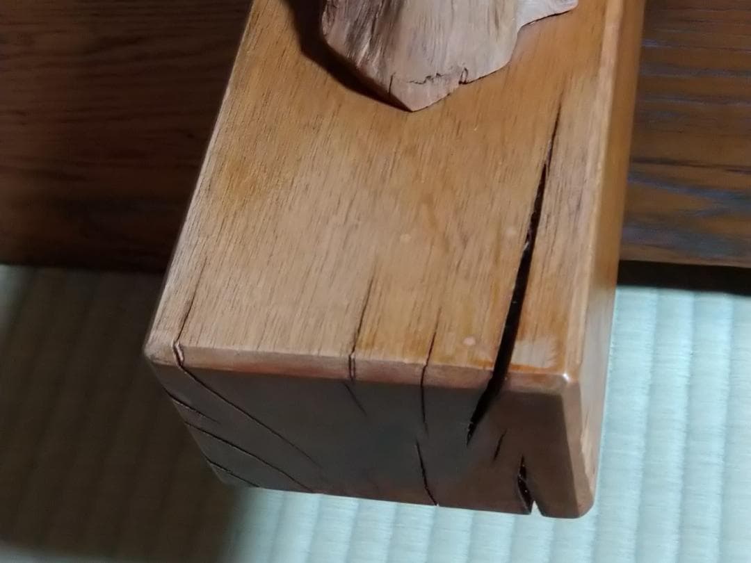 衝立　自然木の１枚板
