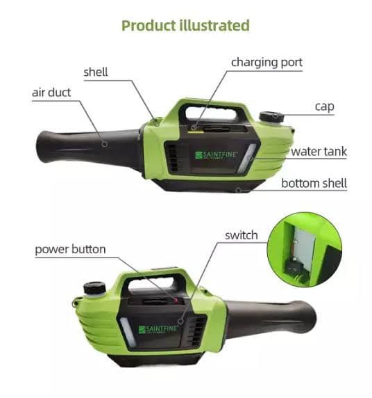 ハンドヘルド電動噴霧器 ストブロワー噴霧器 3T