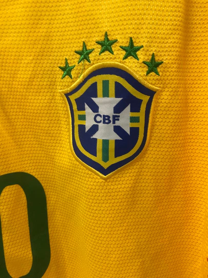 ウェア Brazil National Soccer Jersey Neymar NWT