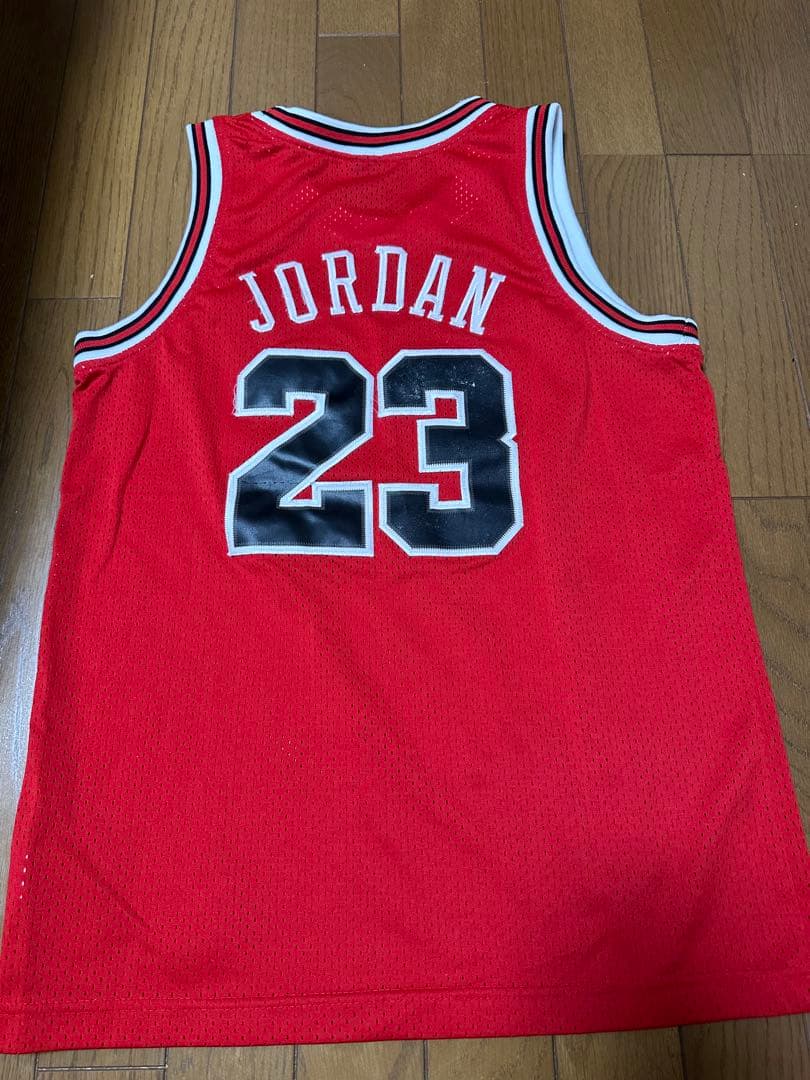 【美品】NBA Chicago Bulls #23 マイケルジョーダンジャージL