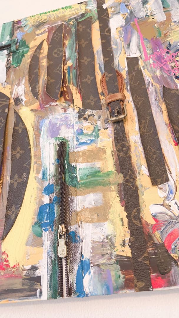 ヴィンテージ　ルイヴィトン　LV 絵画　世界に一つ　オーストラリア