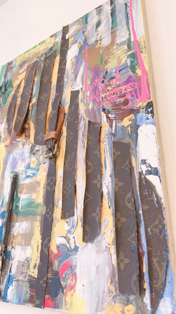 ヴィンテージ　ルイヴィトン　LV 絵画　世界に一つ　オーストラリア