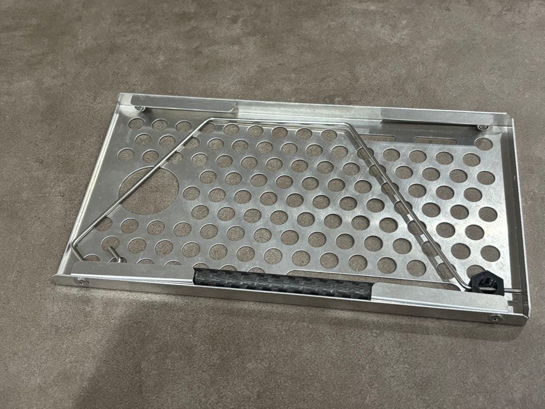 山旅　ULマルチテーブル　カーボンランタンスタンド　セット　ULキャンプ