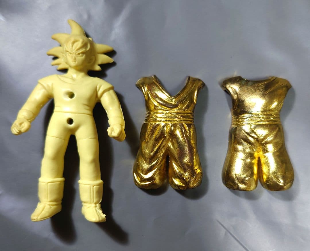 【当時物】 ドラゴンボール クロスアップ 孫悟空 消しゴム フィギュア 金メッキ