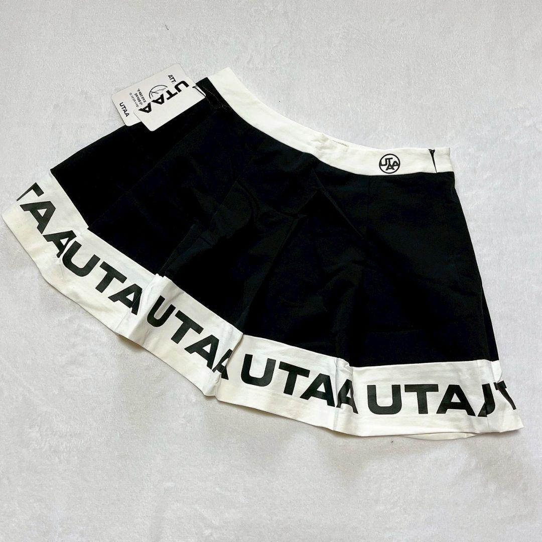 新品　UTAA　ユタ　ゴルフ　トップス＆スカートセット　ブラック　Ｌ