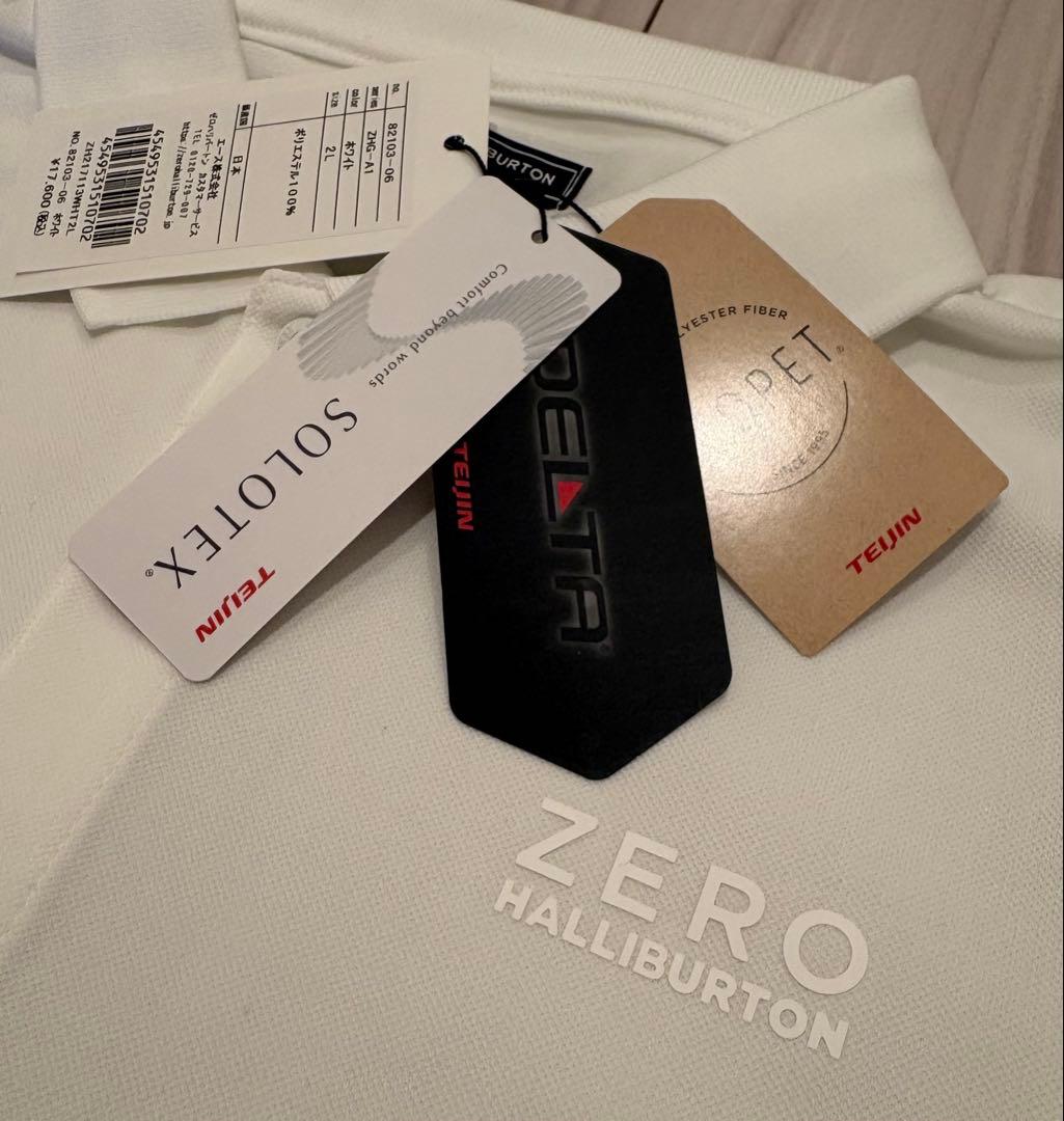 ZERO HALLIBURTON ゴルフシャツ 2L 新品未使用