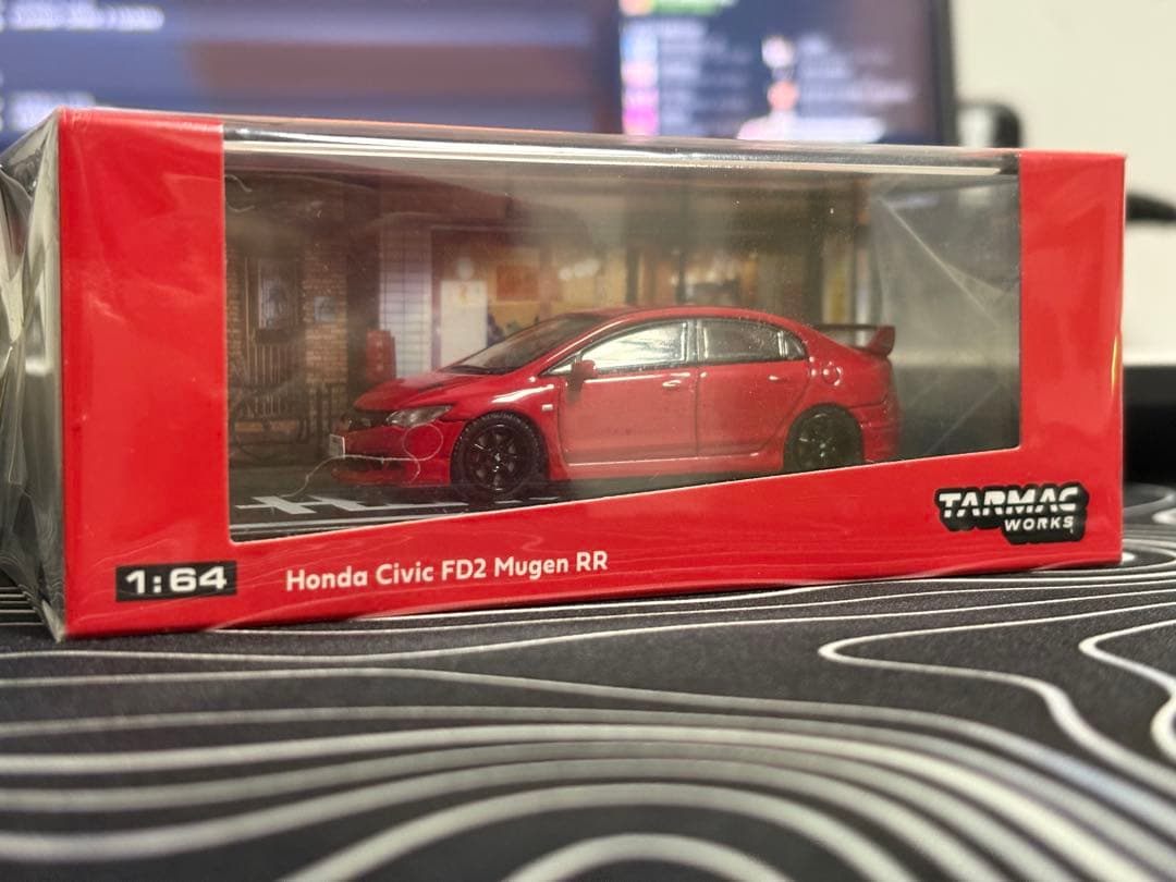 ミニカー TarmacWorks1/64Honda Civic FD2 Mugen RR
