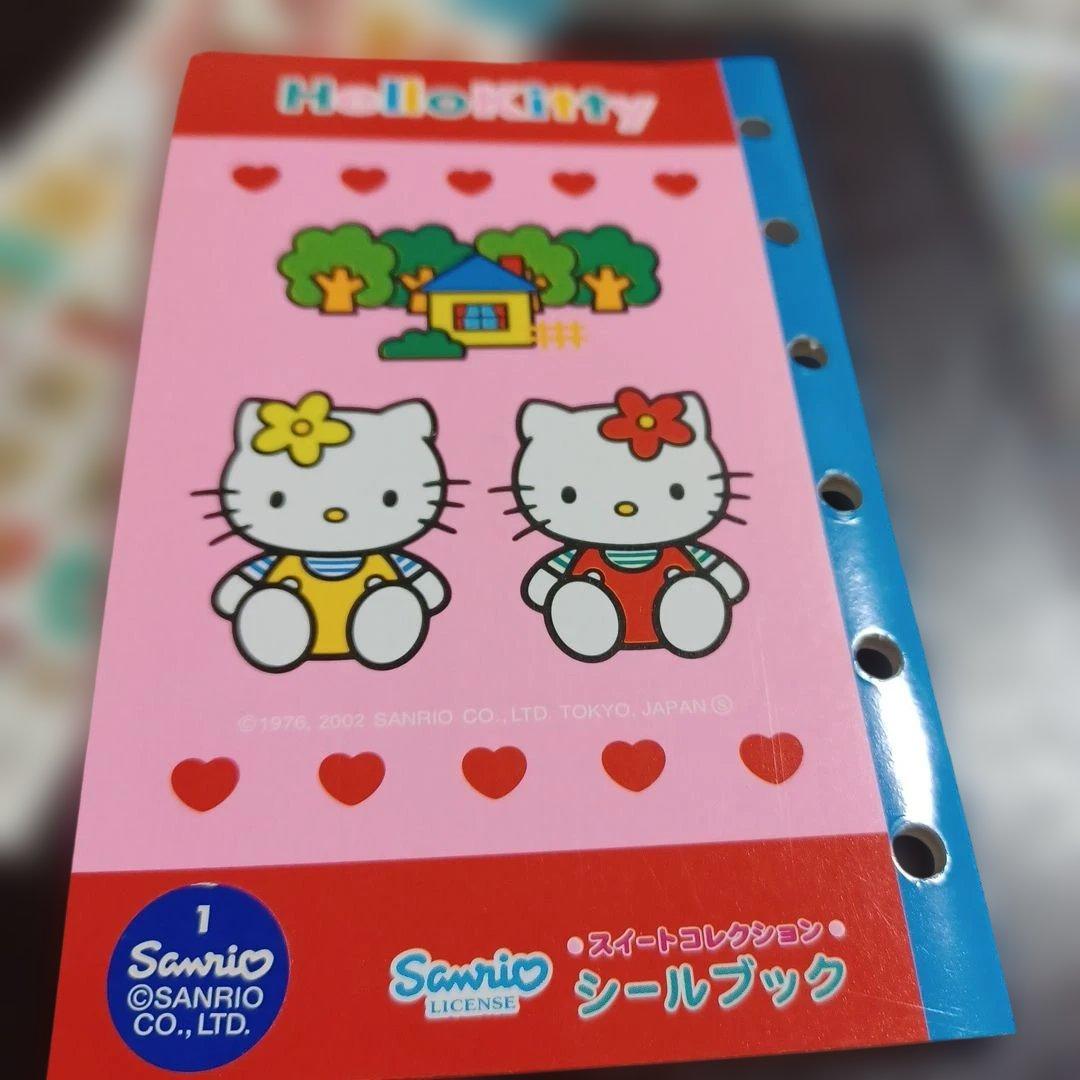 当時品　レトロ　ハローキティ　ウサハナ　シール　袋　サンリオ　希少