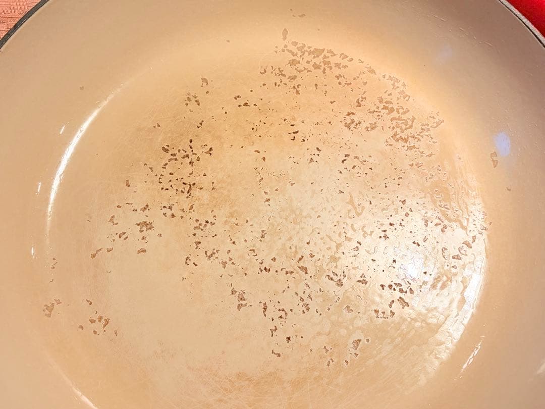 Le Creuset キャセロール　浅型両手鍋 チェリーレッド