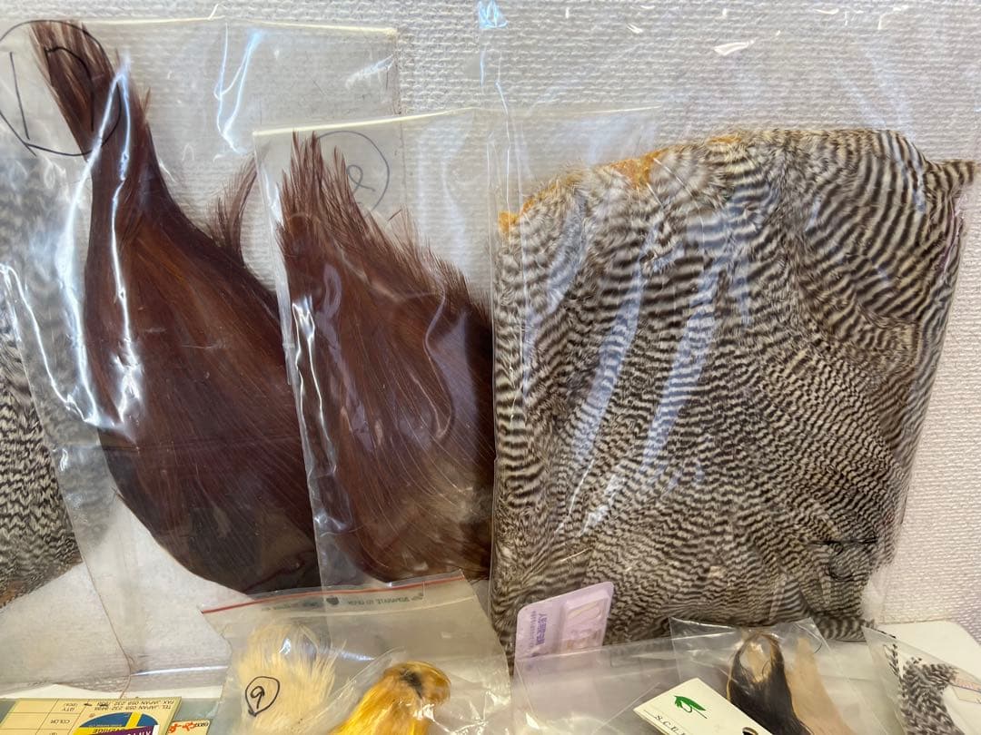 あ*わ様 釣具引退品　フライタイイング マテリアル大量まとめ売り　中古釣具　現状