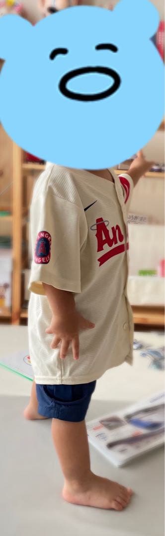 【正規品・激レア】 大谷翔平 エンゼルス シティーコネクト レプリカユニ ベビー
