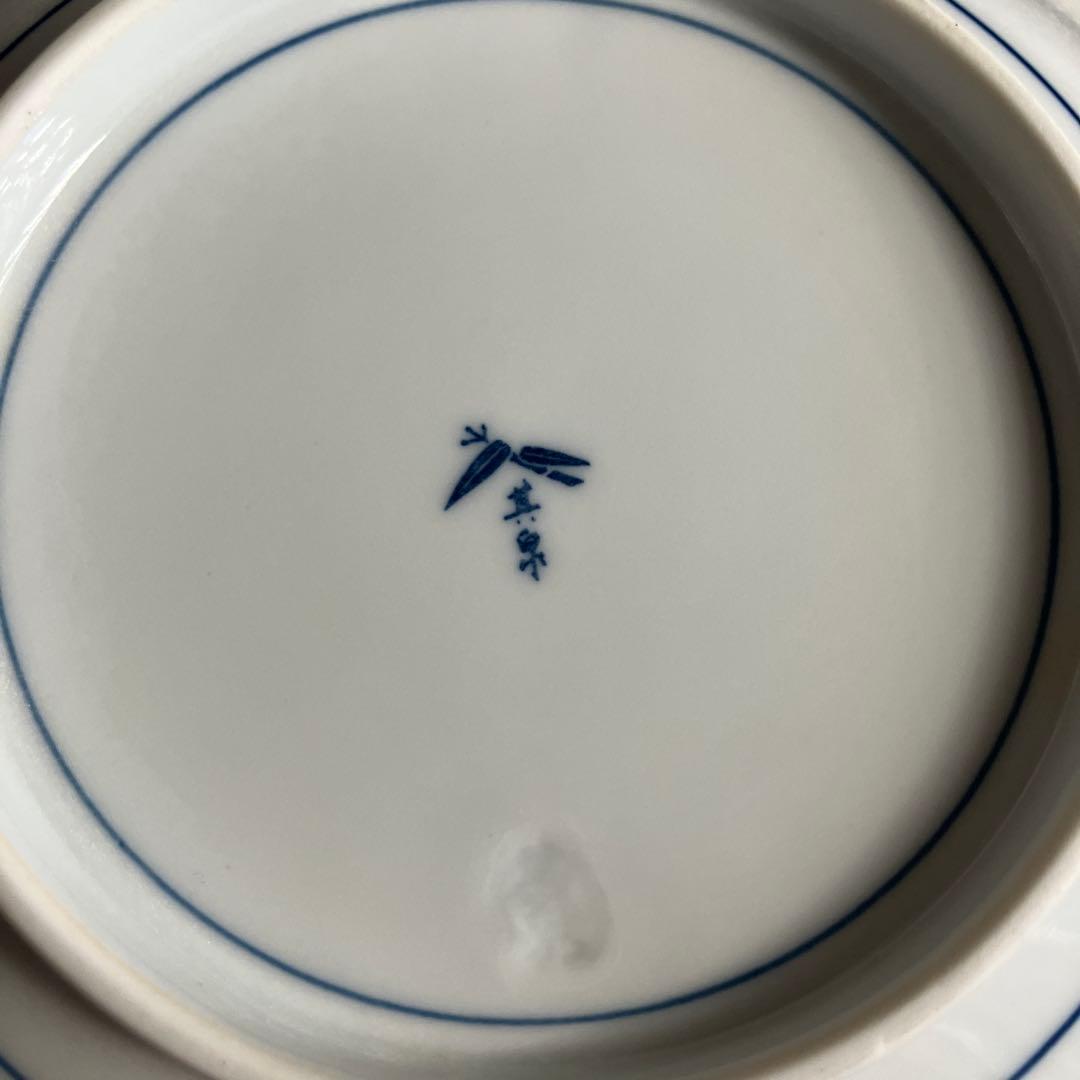 未使用　其泉　柿絵鹿子　銘々皿　5枚
