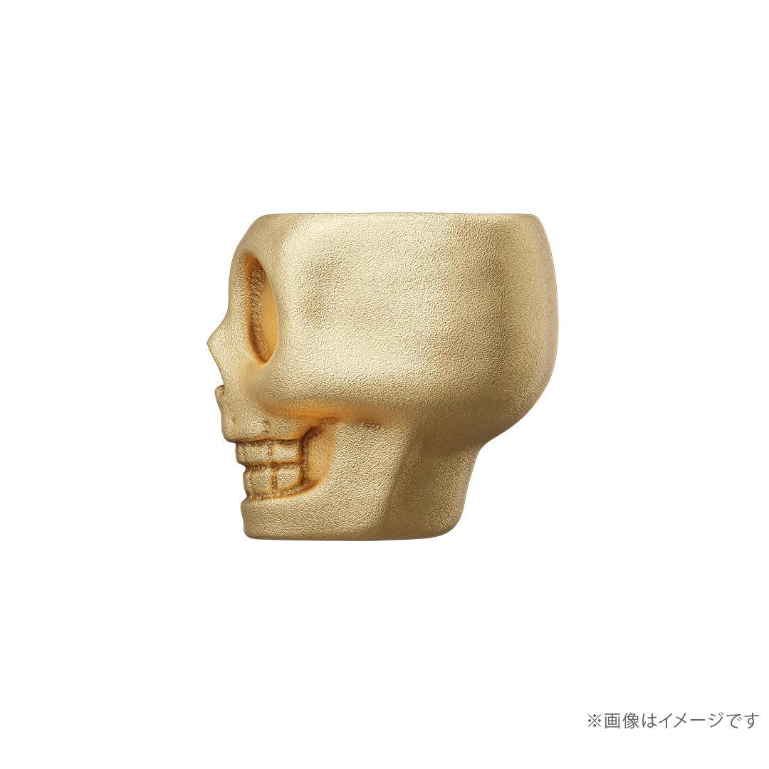 【限定100点】宝鐘マリン×ユートレジャー 純金ドクロくん K24 アクスタ付き