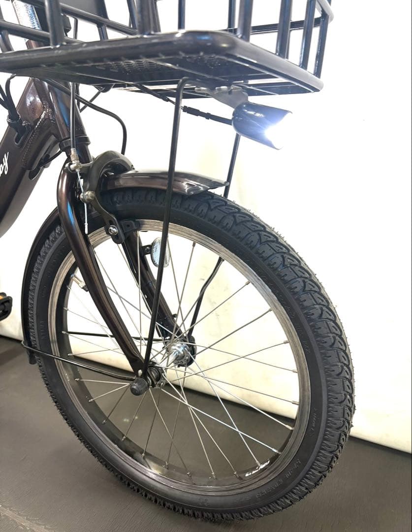 1年保証 新型　ヤマハ　パスバビーアン　20インチ　茶色　電動アシスト自転車